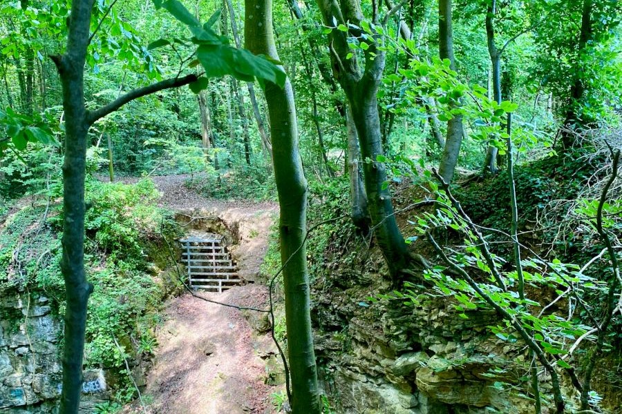 View of entrance to Hidden Quarry